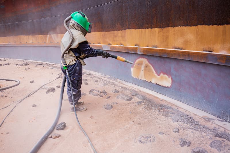 Sandblasting